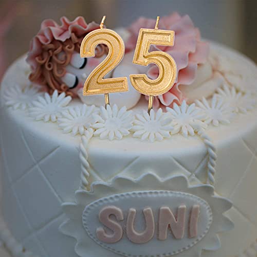 LUTER Gold Glitter Happy Birthday Cake Candles Number Candles Number 1 Birthday Candle Cake Topper Decoration for Party Kids Adults LUTER Gold Glitter Happy Birthday Cake Candles Number Candles Number 1 Birthday Candle Cake Topper Decoration for Party Kids Adults